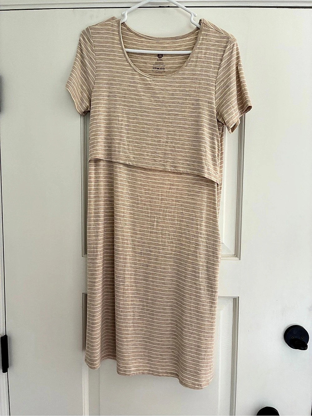 Kindred Bravely Bamboo Maternity & Nursing Dress Striped